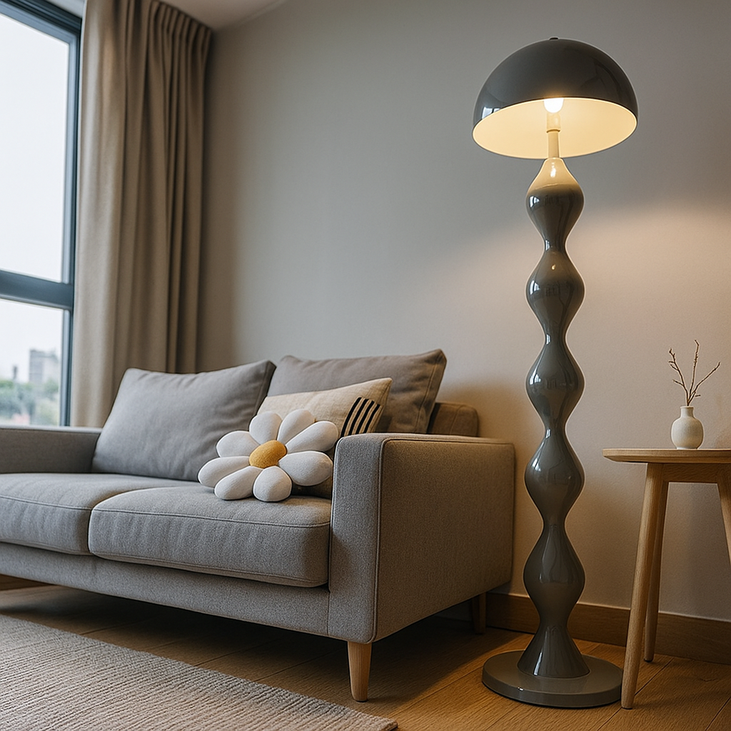 Scandinavian Curved Smart Floor Lamp