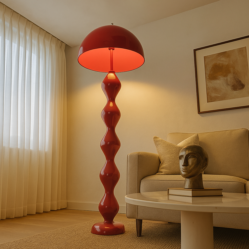 Scandinavian Curved Smart Floor Lamp