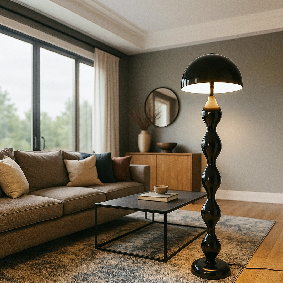 Scandinavian Curved Smart Floor Lamp