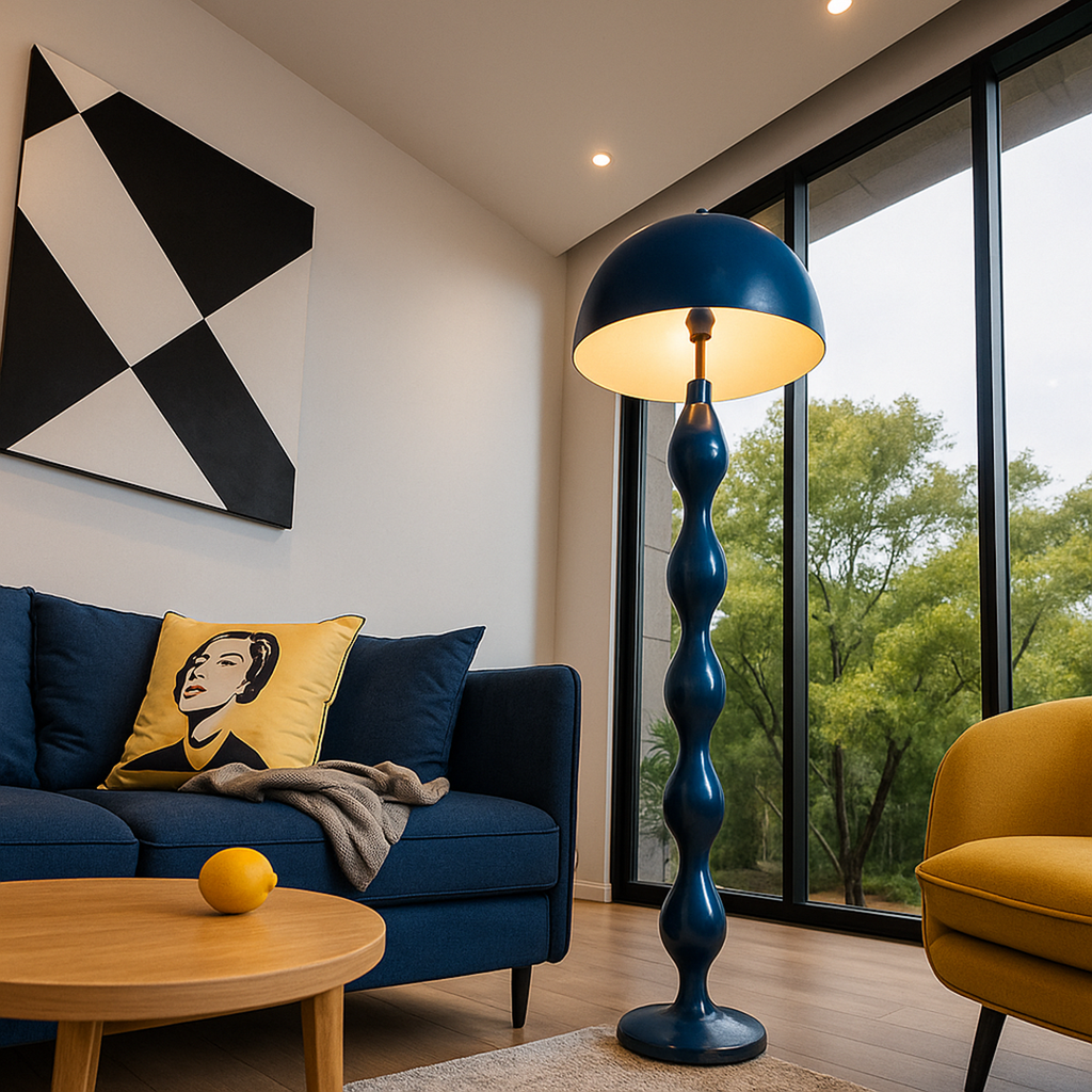 Scandinavian Curved Smart Floor Lamp