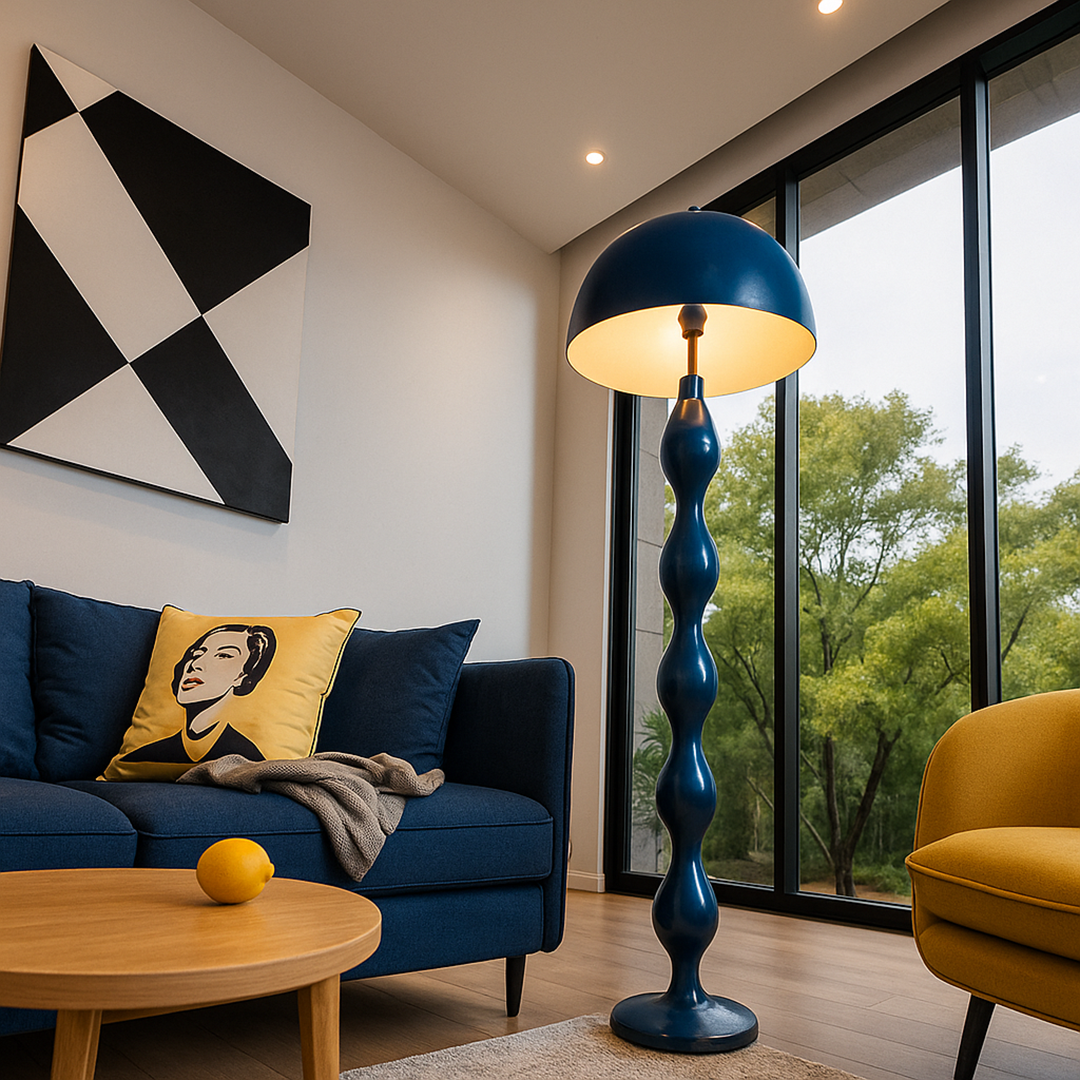 Scandinavian Curved Smart Floor Lamp