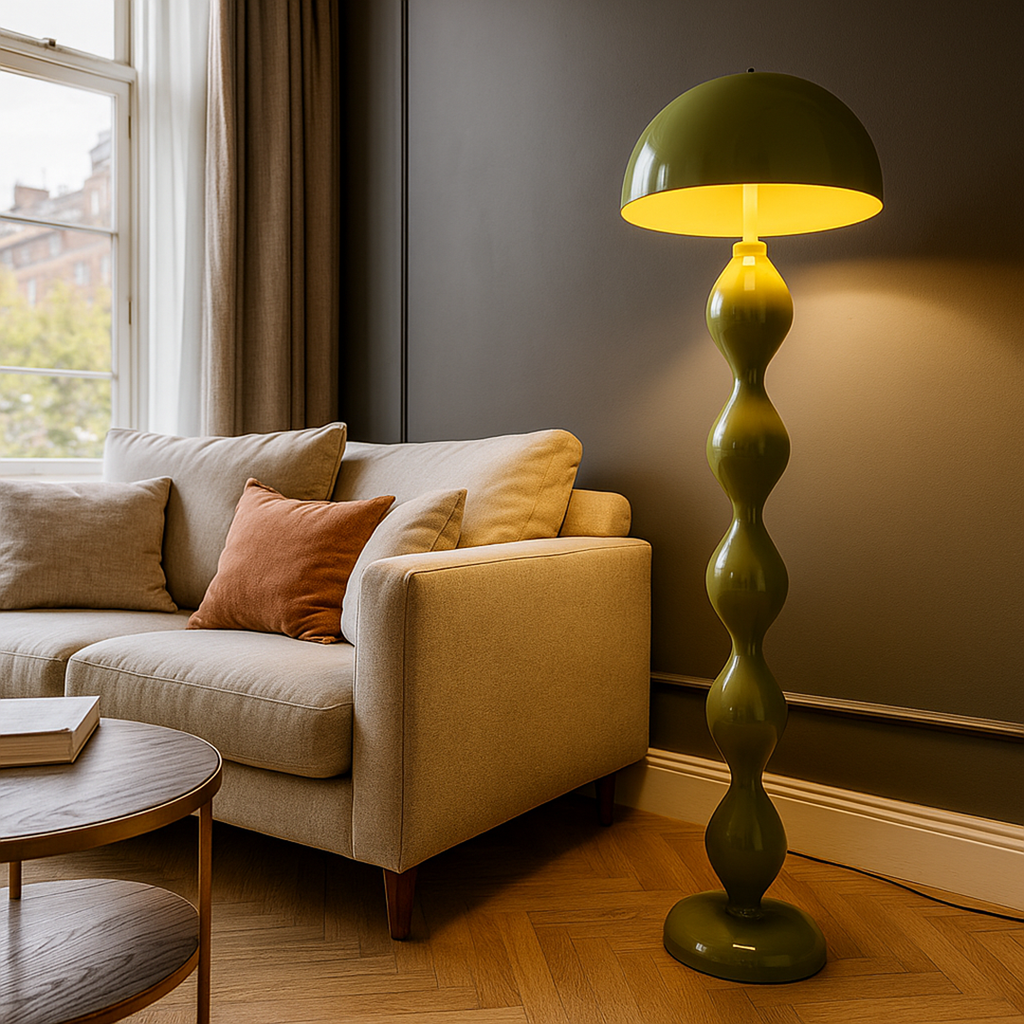 Scandinavian Curved Smart Floor Lamp