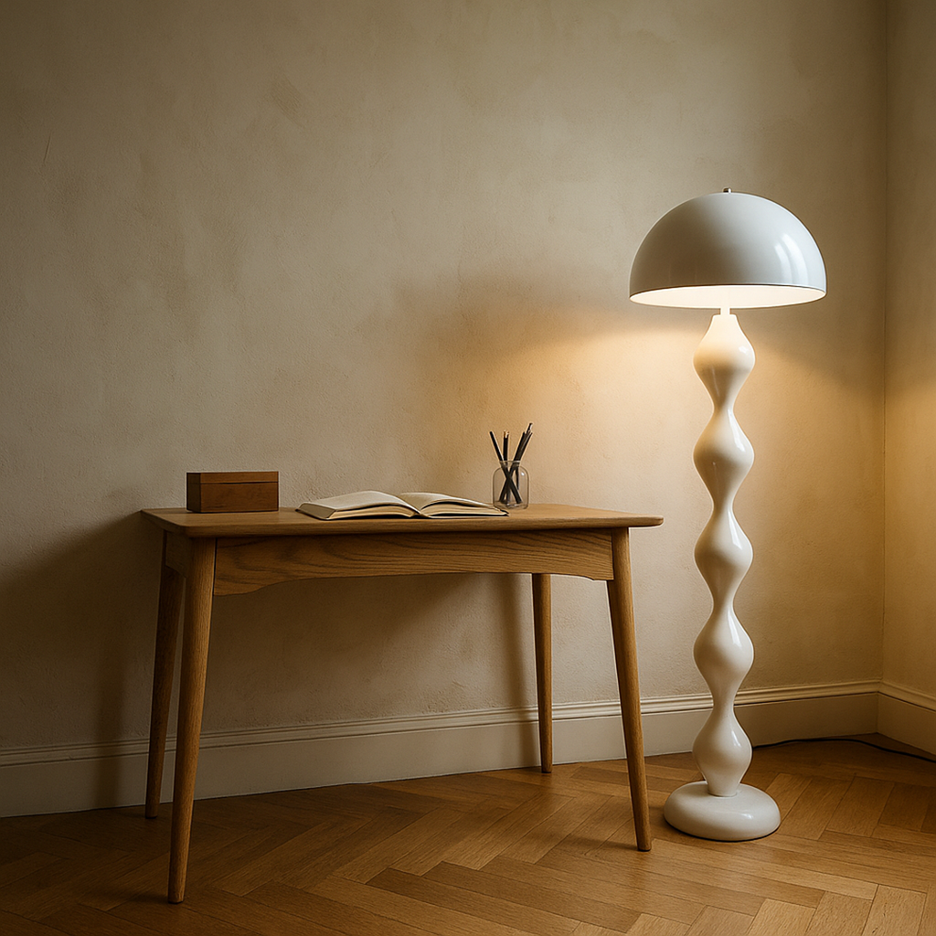 Scandinavian Curved Smart Floor Lamp