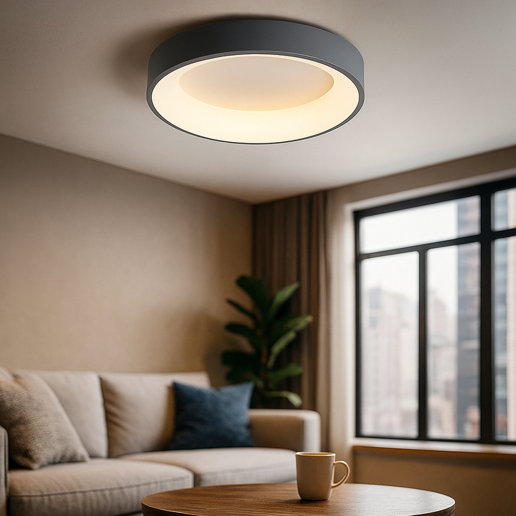 Scandinavian Round LED Ceiling Lamp