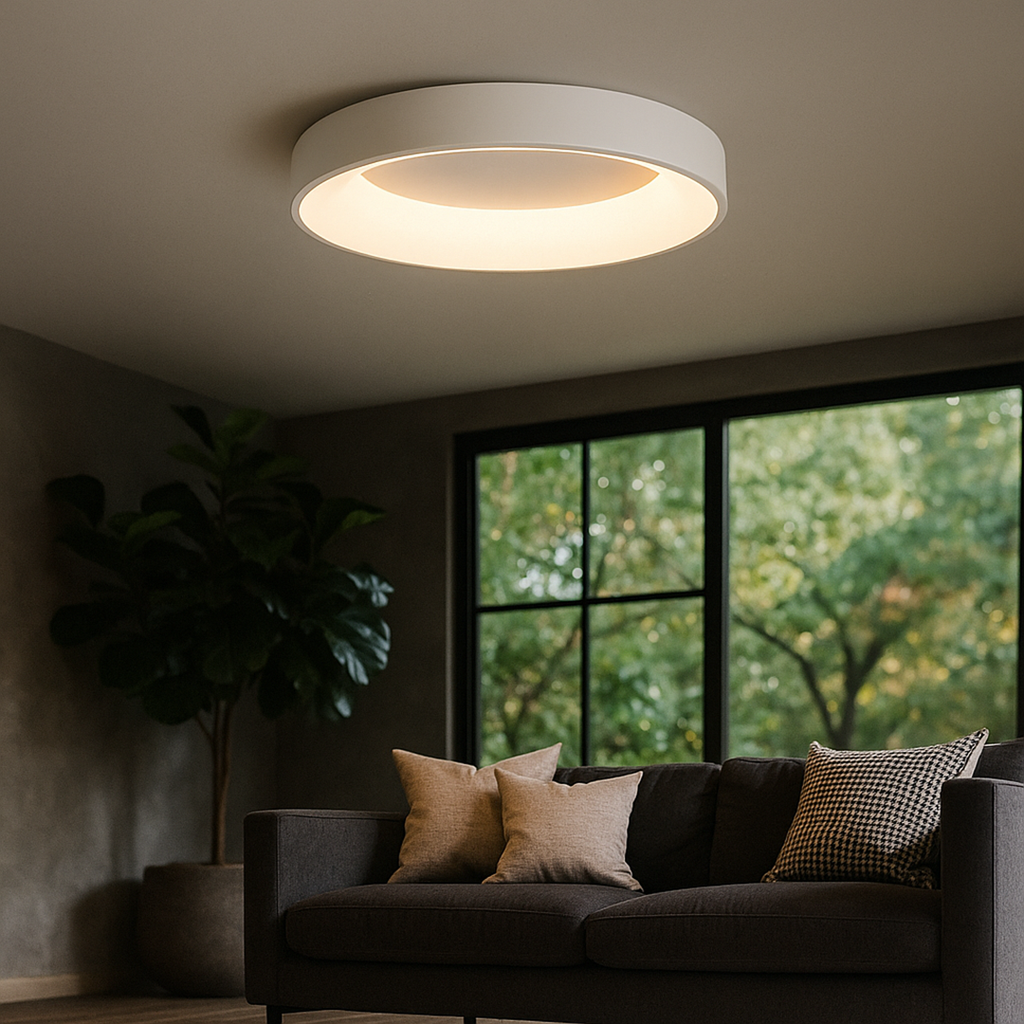 Scandinavian Round LED Ceiling Lamp