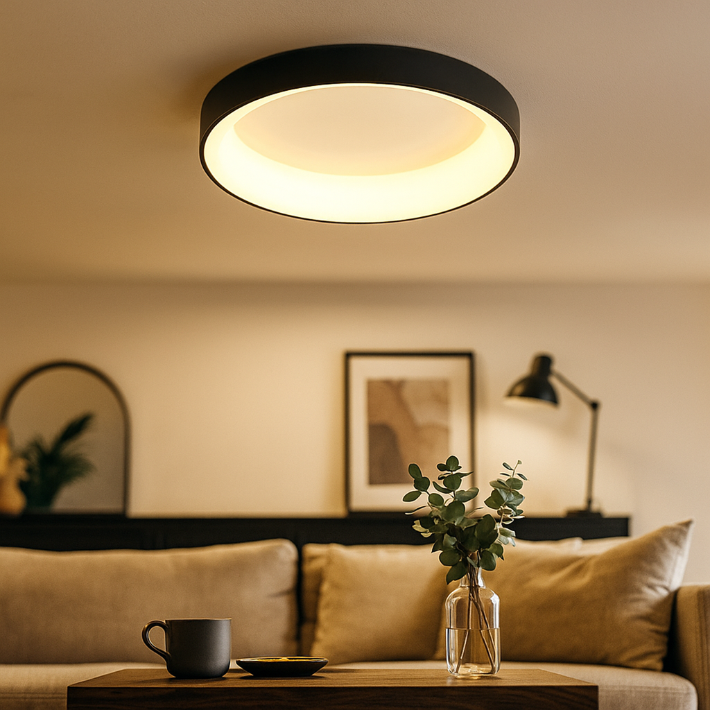Scandinavian Round LED Ceiling Lamp