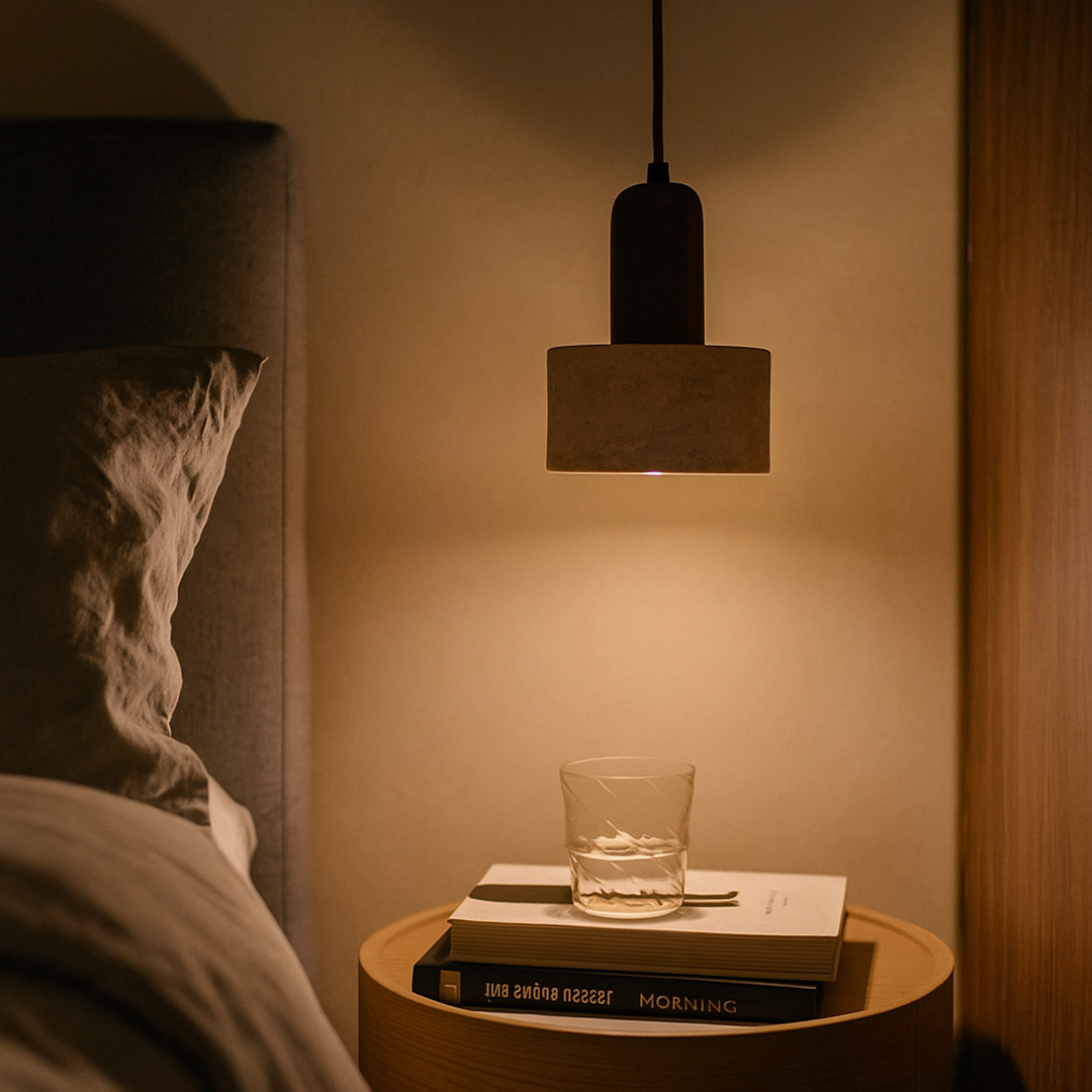 Travertine Stone Pendant Lamp – Modern Design