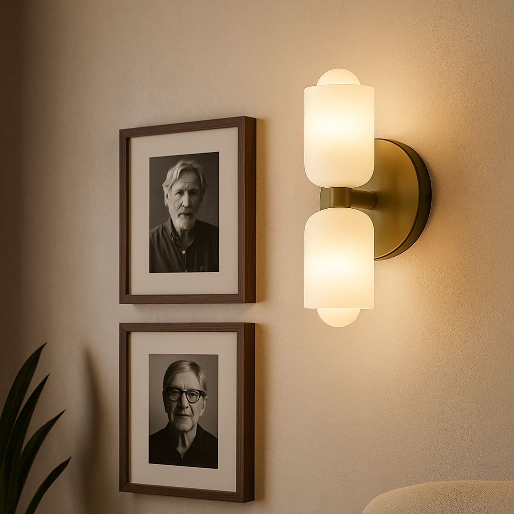 Modern Metal Wall Lamp – LED Light for Bedroom