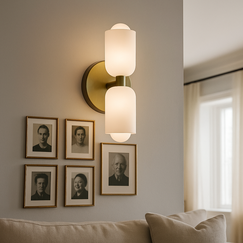 Modern Metal Wall Lamp – LED Light for Bedroom