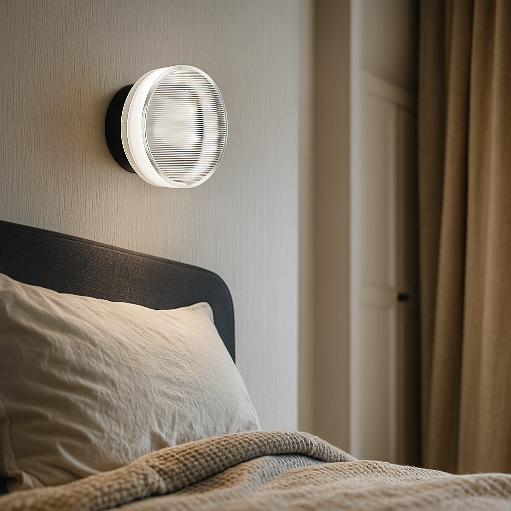 Metal Wall Lamp – Small Modern Bowl-Shaped Design