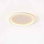 Frosted Glass Round Ceiling Lamp – Scandinavian Minimalist Soft Ambient Light