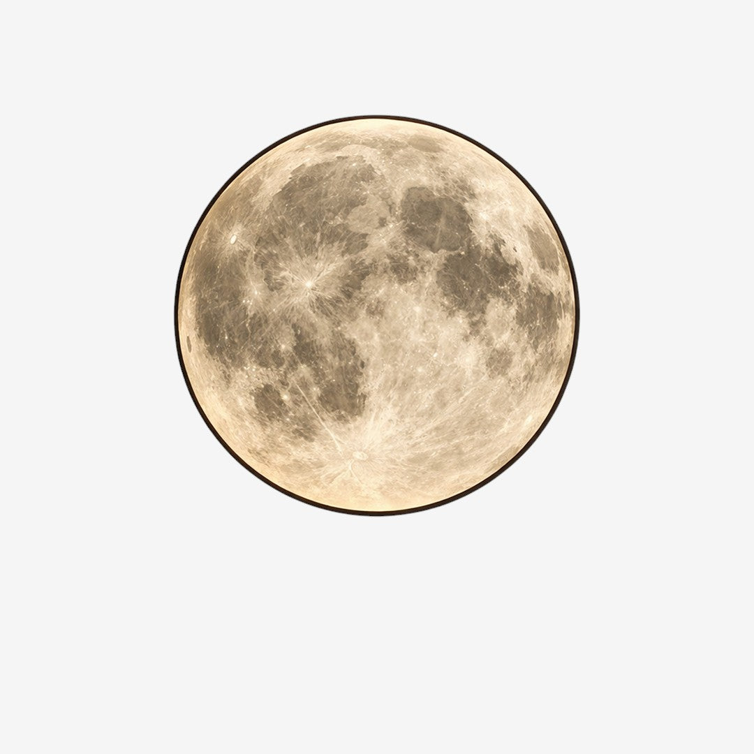 Moon Wall Lamp – Circular LED Design For Indoor And Outdoor Use