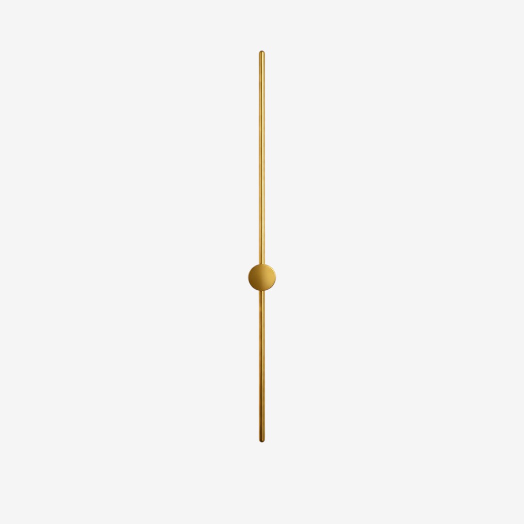 Linear Wall Lamp – Slim Gold Finish Modern Architectural Design