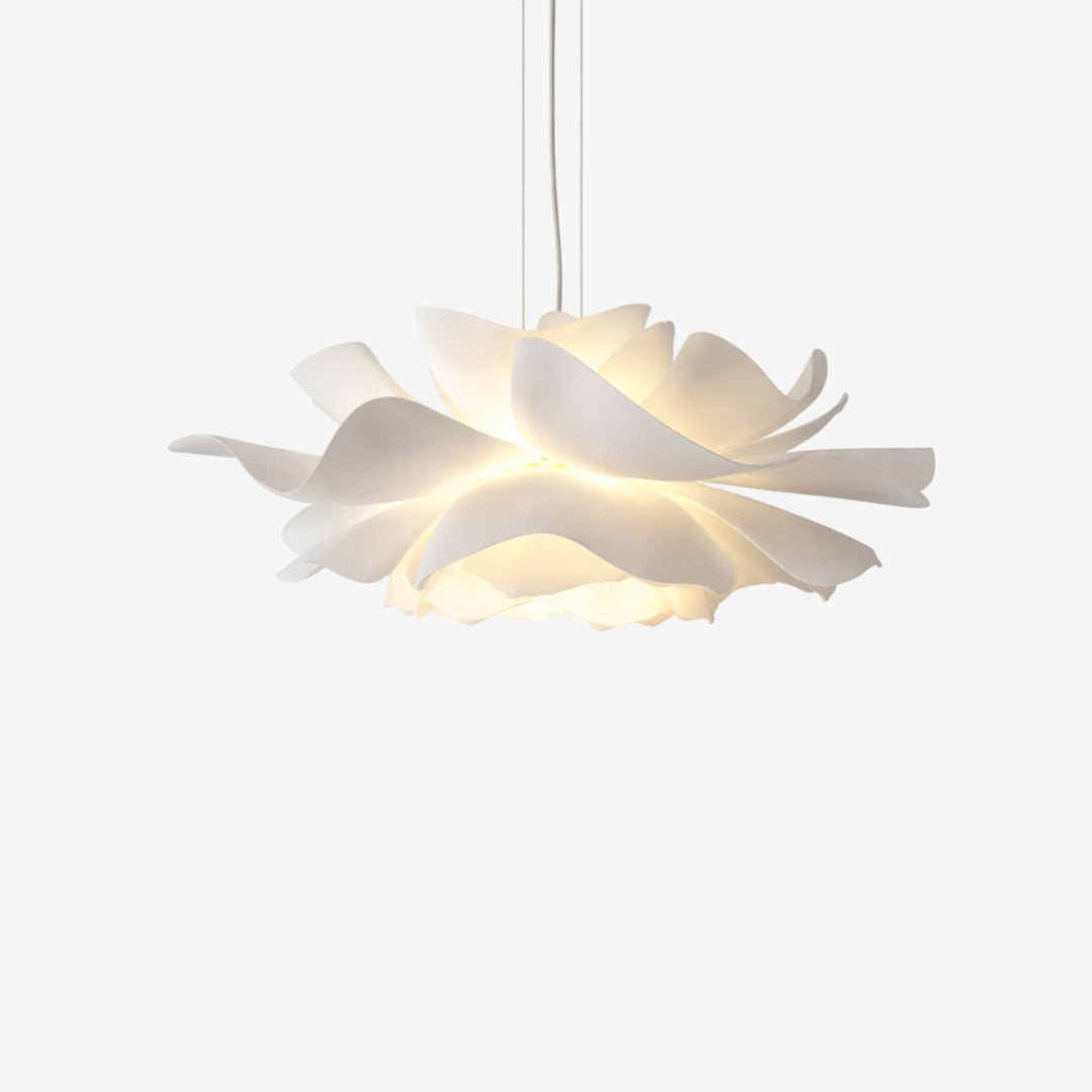 Flower Petal Pendant Lamp – Sculptural Organic Layered Design Statement