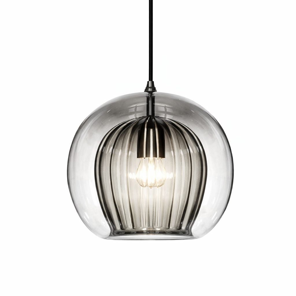 Minimalist Kitchen Island Pendant Lamp – Slim Linear Design With Warm Focused Glow