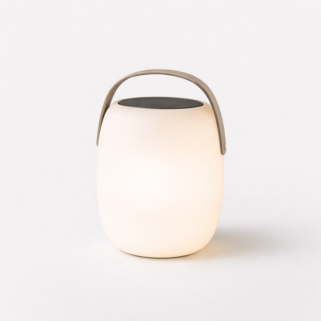 Portable Solar Table Lamp – Cordless Outdoor Terrace And Garden Design