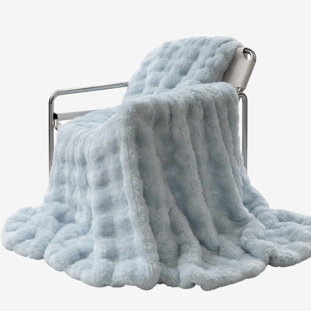 Soft Fleece Throw Blanket – Machine Washable Cozy Home Comfort