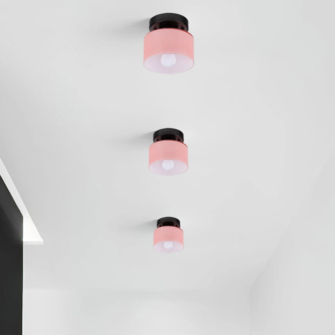 Vintage Fabric Ceiling Light