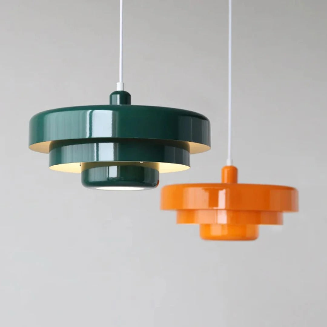 Layered Metal Pendant Light