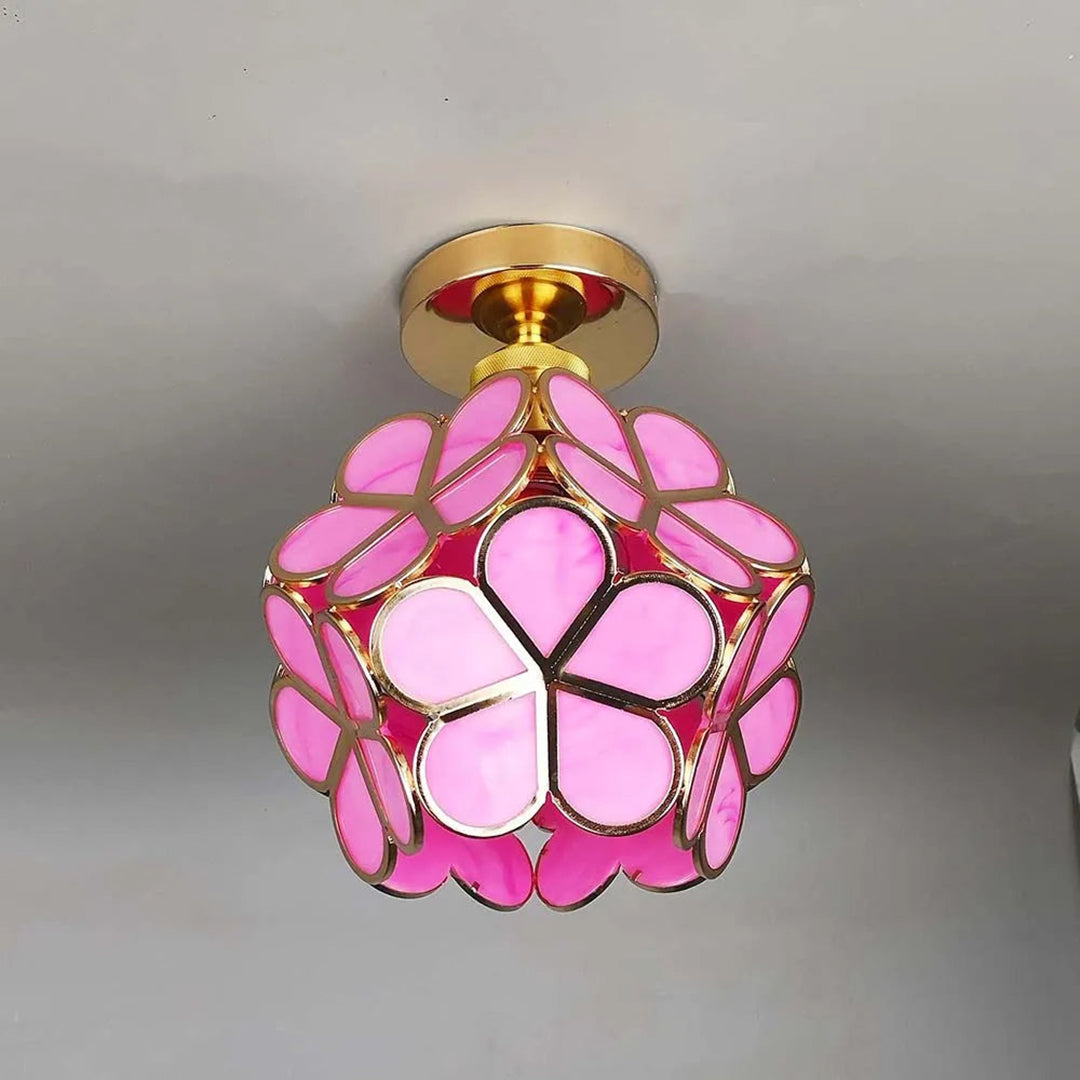 Green Glass Retro Pendant Lamp – Lismeno Vintage Style
