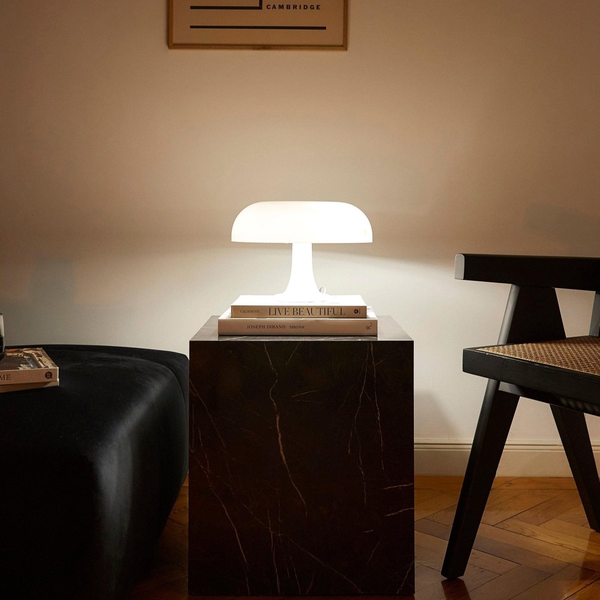 Mushroom Table Lamp Retro Vintage Style | Soft Ambient Glow for Bedrooms and Living Spaces | Iconic Decorative Lighting