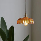 Retro Floral Pendant Light