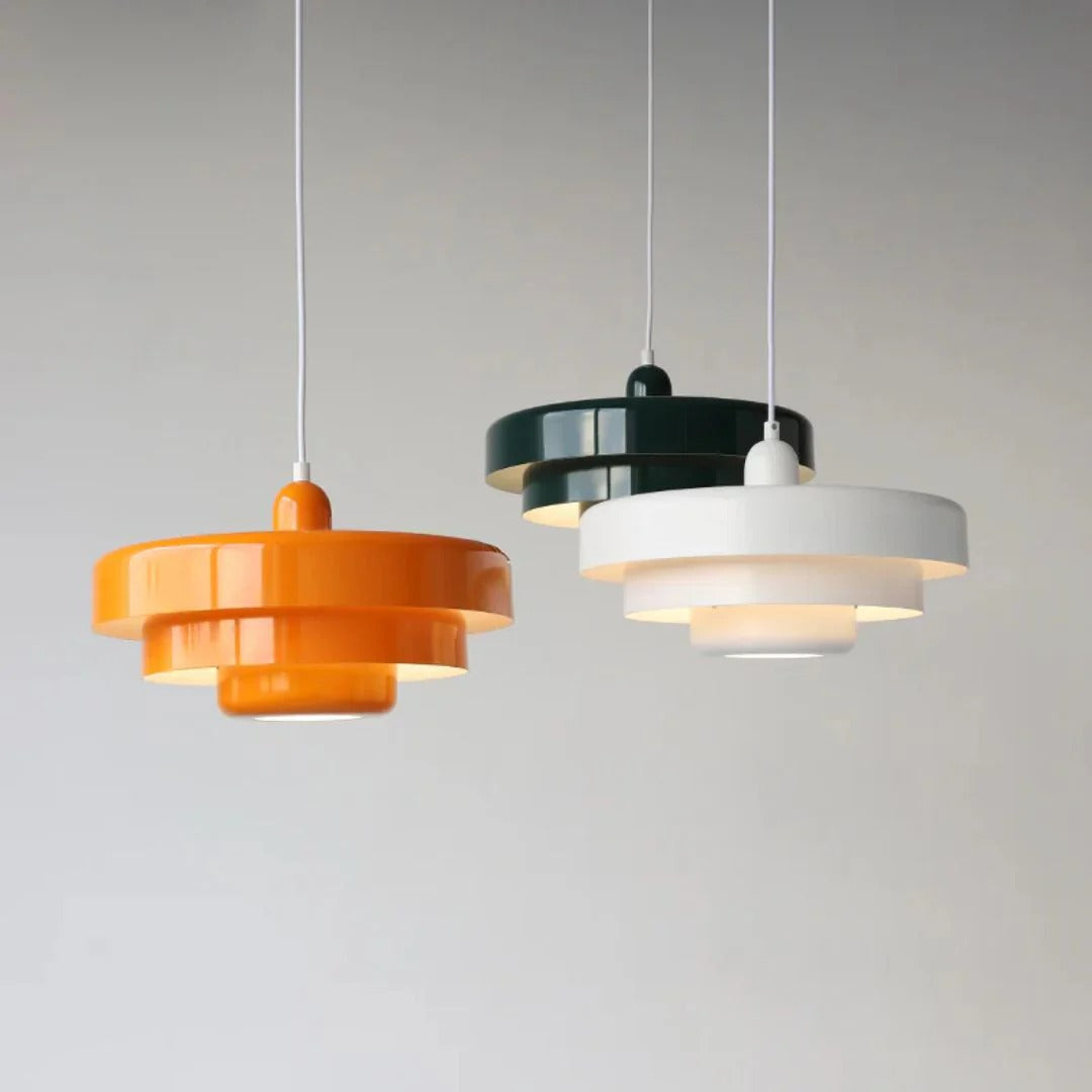 Layered Metal Pendant Light
