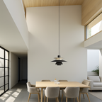 Layered Pendant Lamp – Danish Scandinavian Tiered Shade Design