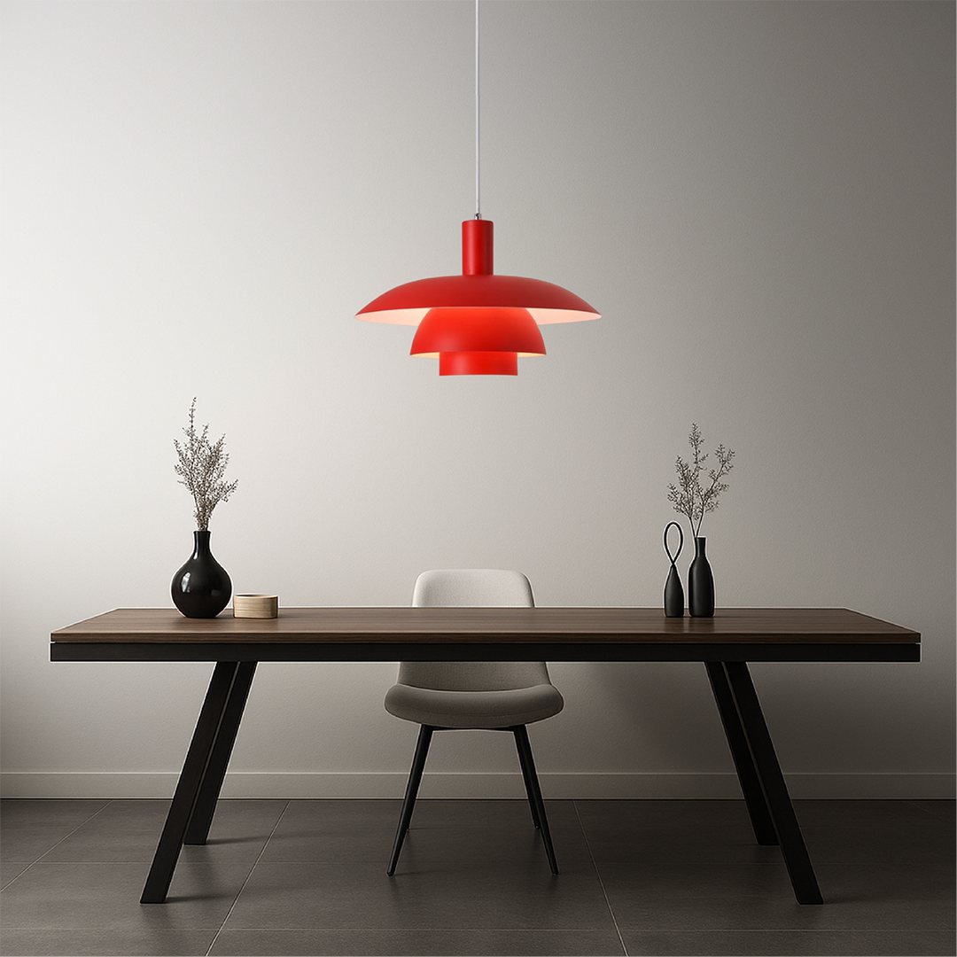 Metal LED Pendant Lamp – Danish Scandinavian Minimalist Dimmable Design