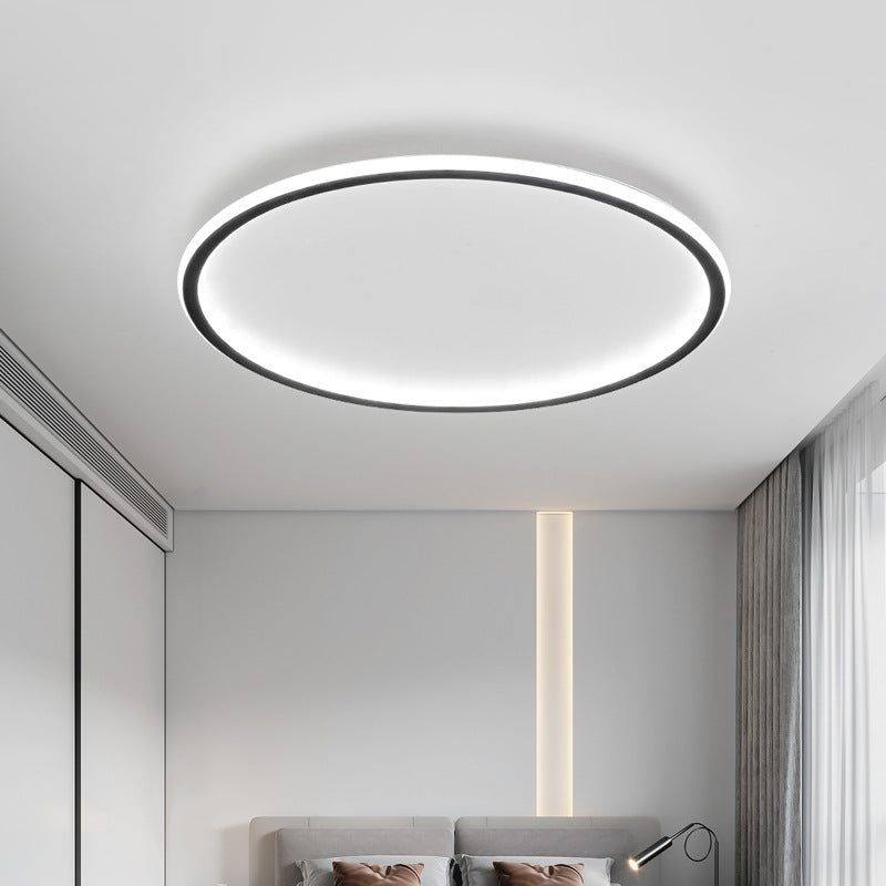 LED Ceiling Light Aluminium and Iron | Minimalist Scandinavian Style | Soft Ambient Glow for Living Spaces and Bedrooms