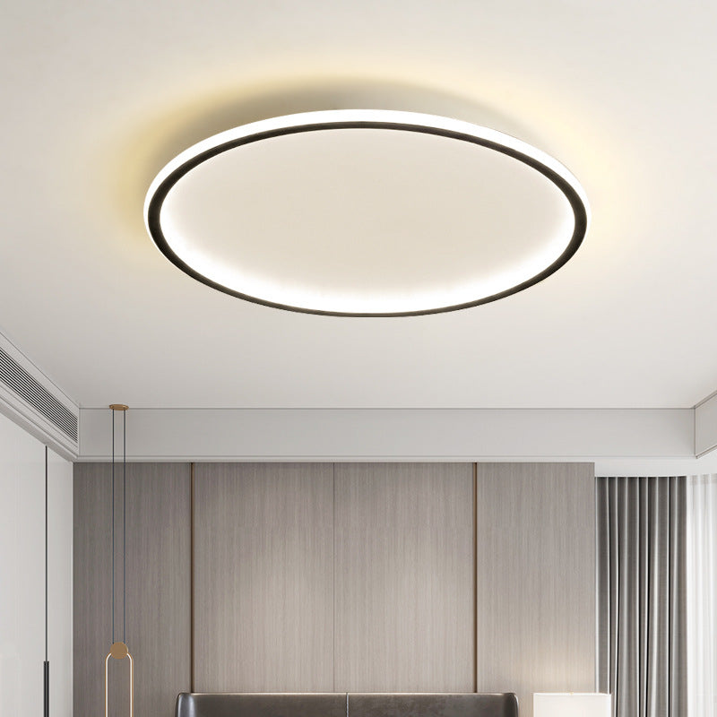 LED Ceiling Light Aluminium and Iron | Minimalist Scandinavian Style | Soft Ambient Glow for Living Spaces and Bedrooms