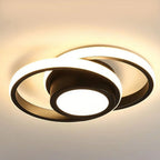 Contemporary Double Ring Ceiling Light