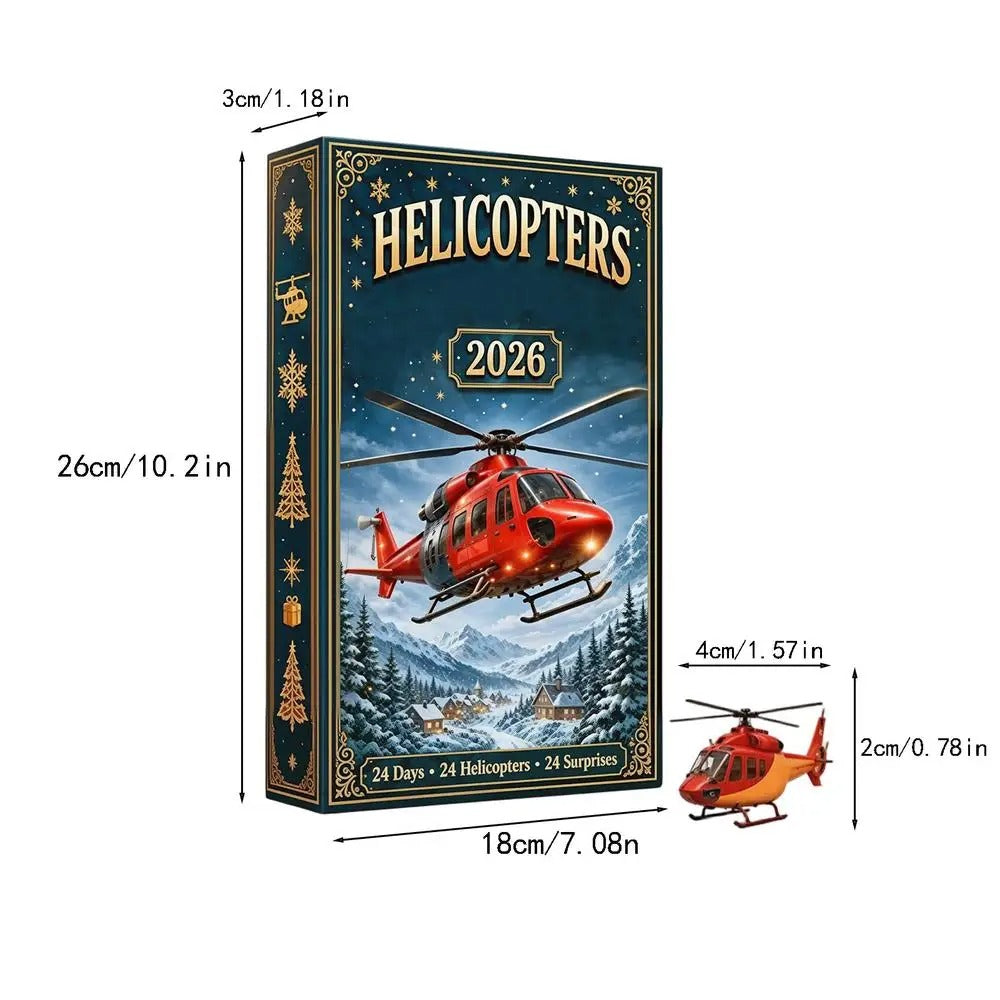2026 American Military Aircraft Advent Calendar – 24-Day Collectible Airplane Ornament Set