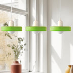 Triple Glass Pendant Lamp – Retro Inspired Colorful Dining Table Design