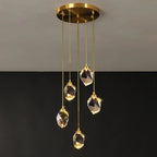 Crystal Brass Pendant Light