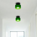 Vintage Fabric Ceiling Light