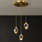 Crystal Brass Pendant Light