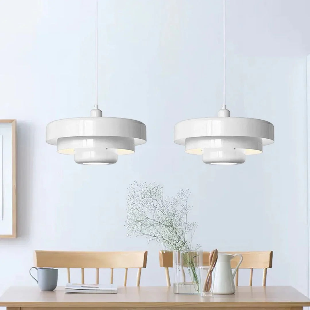Layered Metal Pendant Light