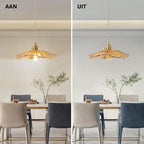 Flower Shaped Glass Pendant Lamp – Sculptural Romantic Warm Glow Design