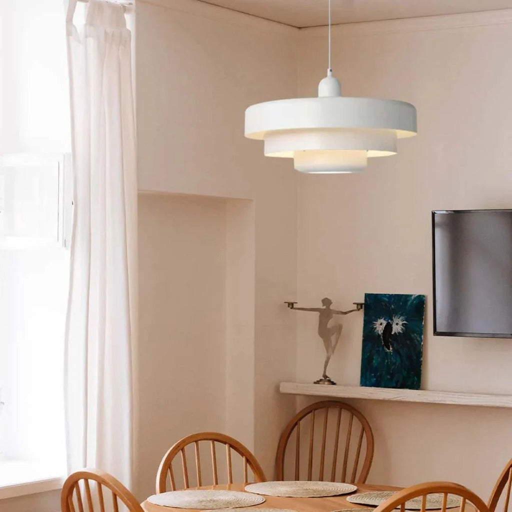 Layered Metal Pendant Light
