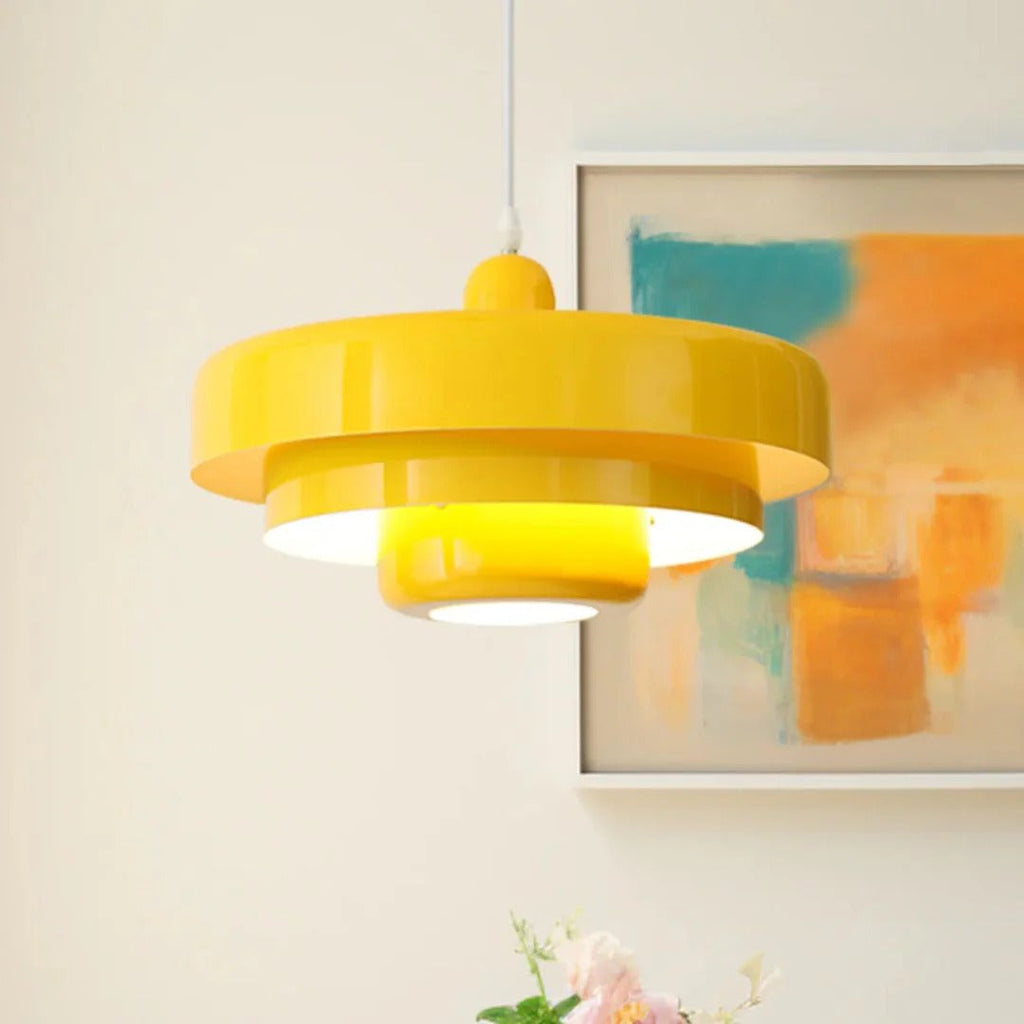 Layered Metal Pendant Light