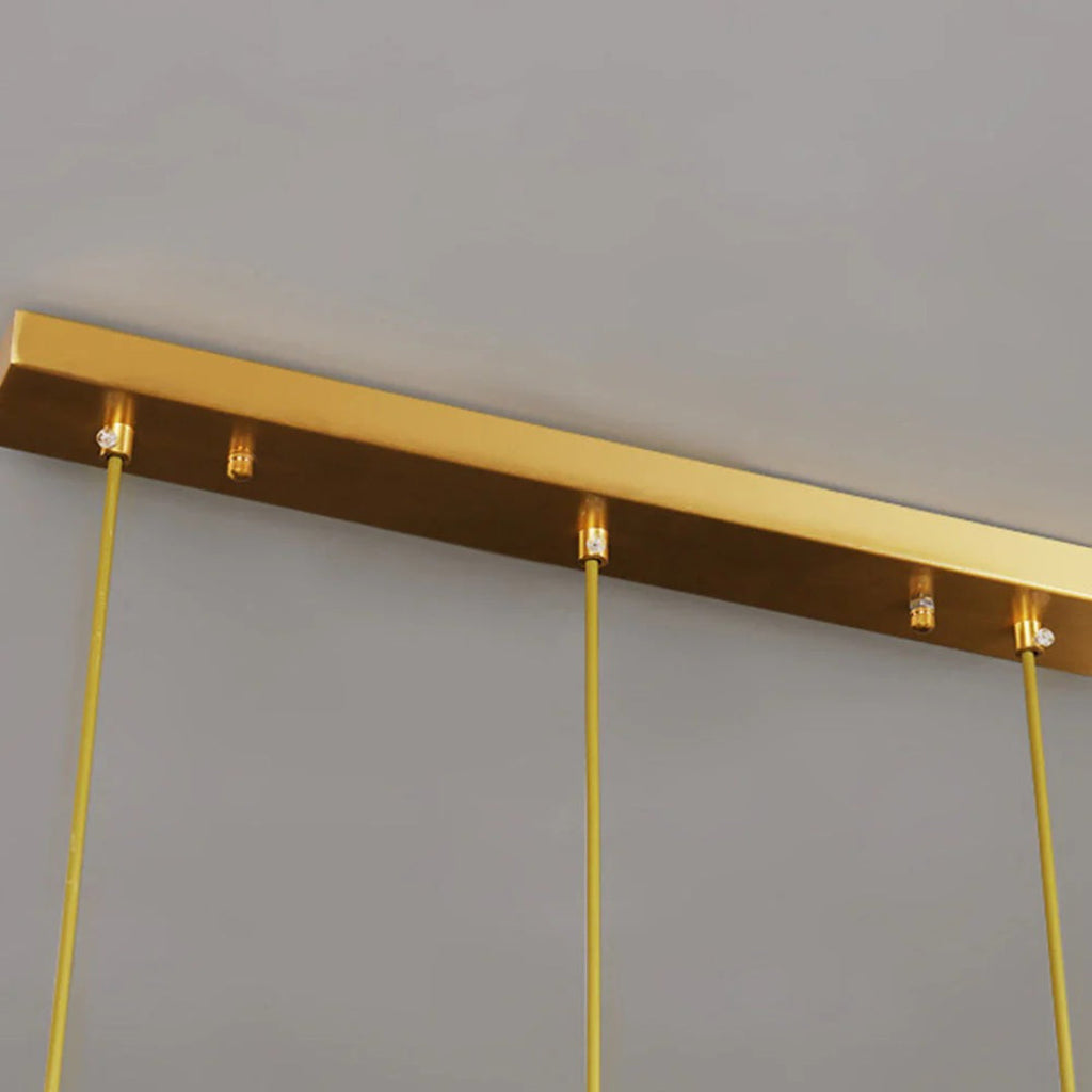 Crystal Brass Pendant Light