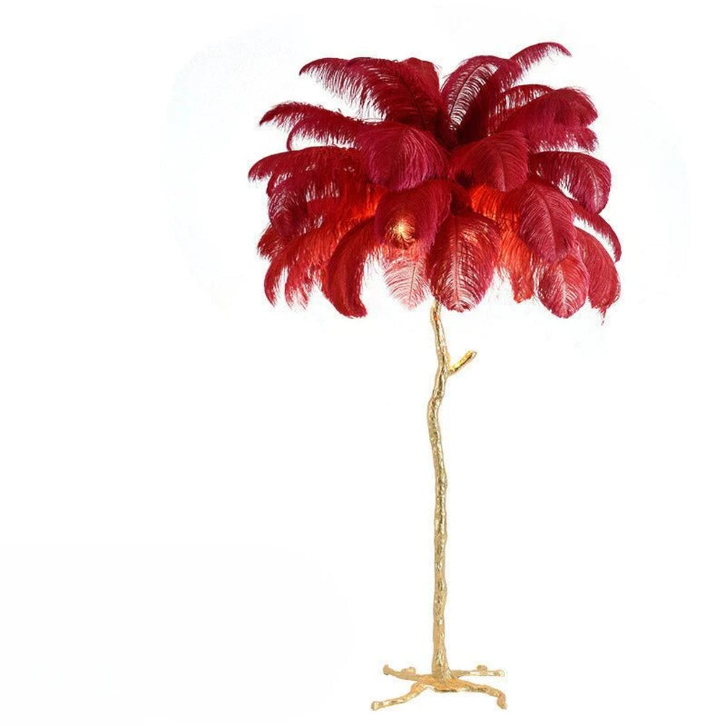 Modern Feather Floor Lamp