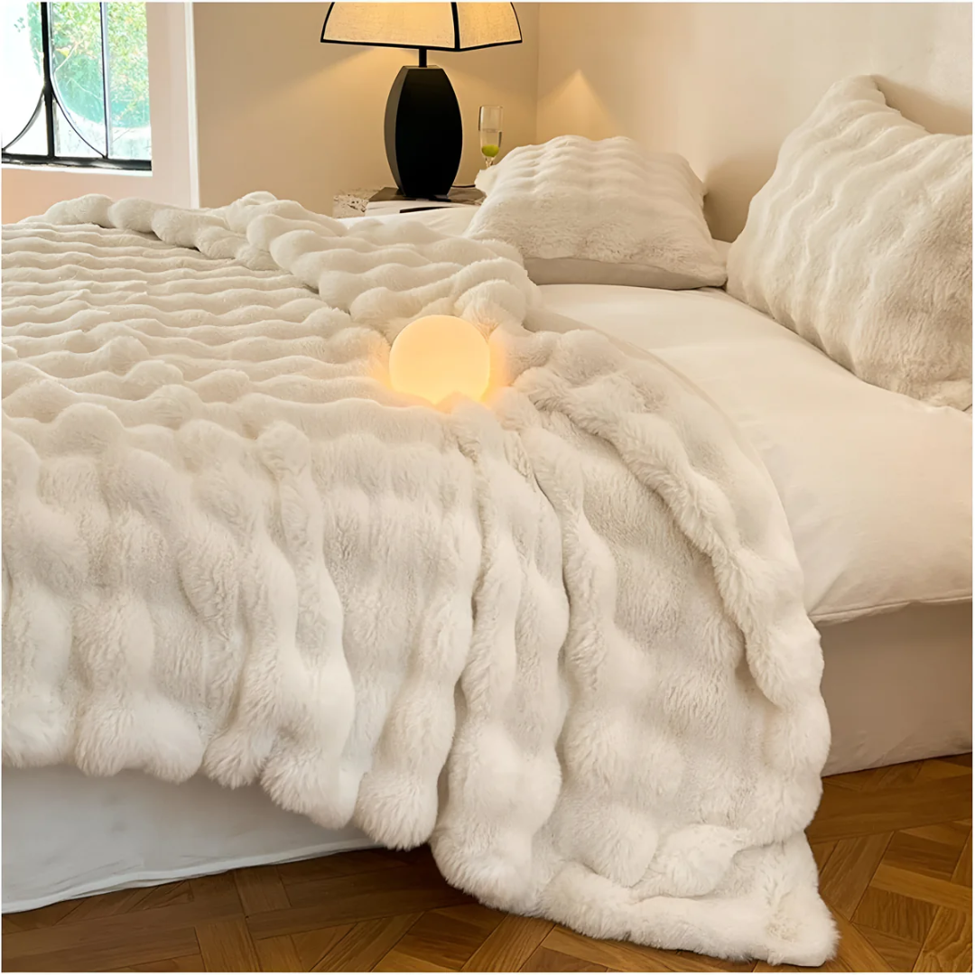 Soft Fleece Throw Blanket – Machine Washable Cozy Home Comfort