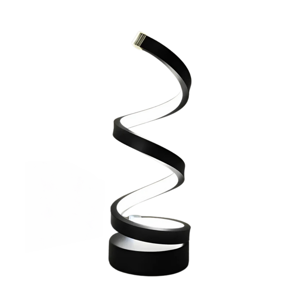LED Spiral Design Table Lamp
