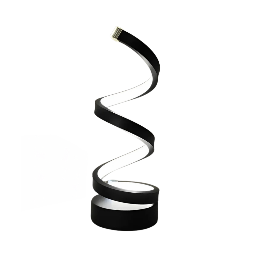 LED Spiral Design Table Lamp
