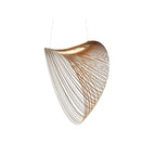 Minimalist Curved Wooden Pendant Light