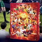 2026 Football Advent Calendar with 24 Collectible Soccer Figurines | Daily Holiday Countdown Gift for Kids and Sports Fans