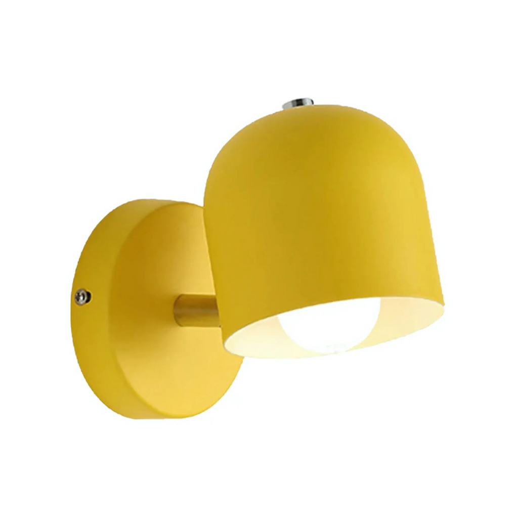 Minimalist Dome Wall Light Modern Metal Sconce Contemporary Indoor Accent Lamp