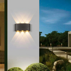 LED Wall Light Aluminum IP54 Weatherproof | Energy Efficient Lighting | Indoor and Outdoor Hardwired Wall Mounted Light